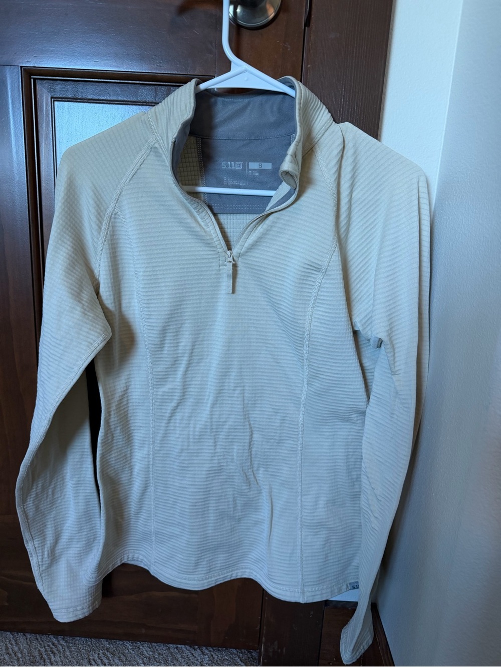 5.11 Tactical Women’s Lightweight Quarter-Zip Sweater - Cream
